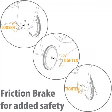 Kinderfeets Cargo Walker White and Timber Baby Toys 12m+ (Bulky Shipping)