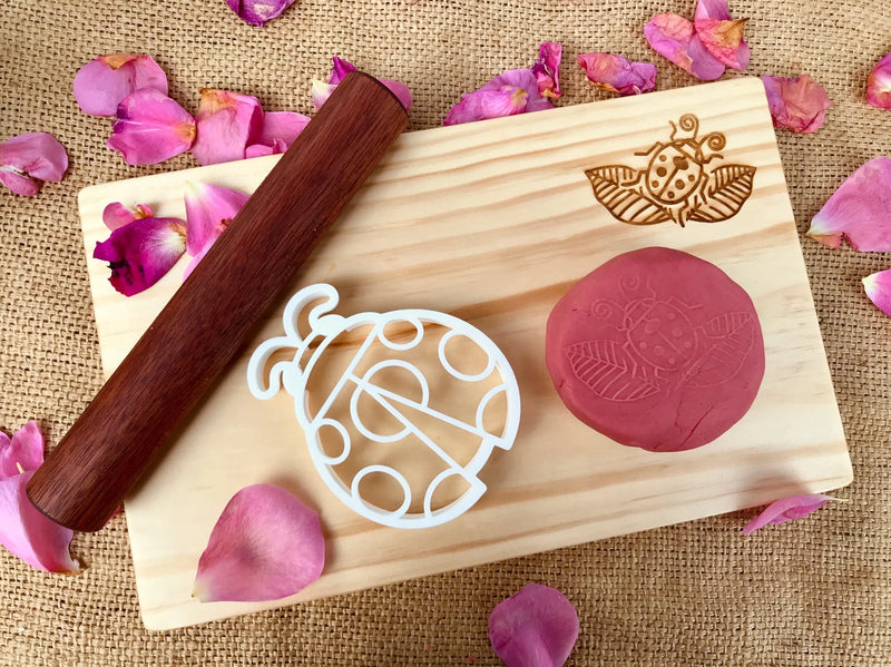 Ladybug Bio Cutter by Beadiebug Playdough Sand Toys Art and Kids for Kids 3yrs+