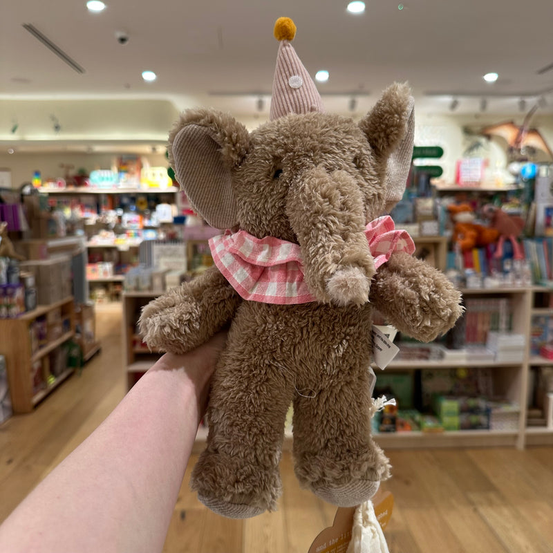 Priscilla the Party Elephant Soft Plush Toy 30cm Gift Idea for Baby 0m+