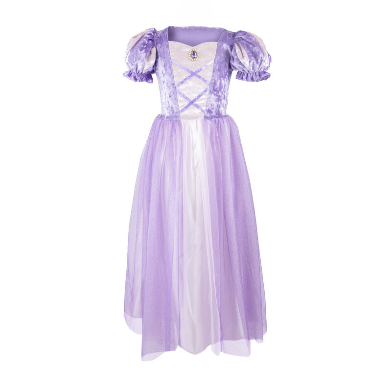 Lilac Princess Dress Purple Velvety Soft Once Upon a Tower Princess Size 5-6 by Great Pretenders Costumes Halloween Range 5yrs+