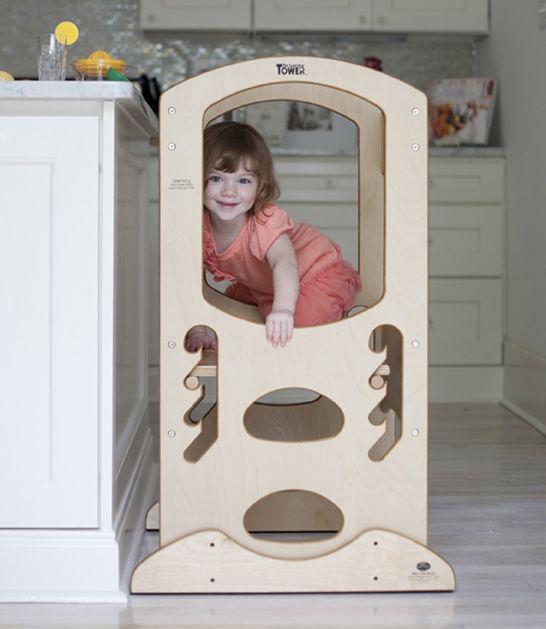 Little Partners The Original Learning Tower Natural 84(L) x 59(W) x 97(H) cm (Furniture Shipping)