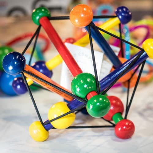 Skwish Classic Teether and Rattle by Manhattan Baby Travel Toys Baby Gifts Idea Best Seller 0m+