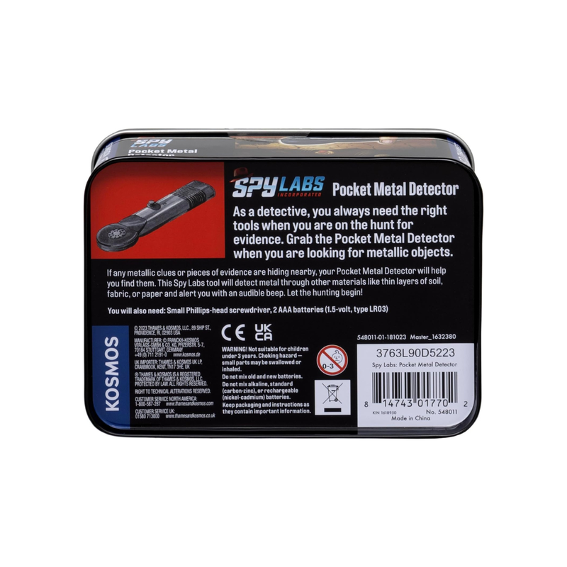 Thames & Kosmos Spy Labs Pocket Metal Detector STEM Toy for 8yrs+