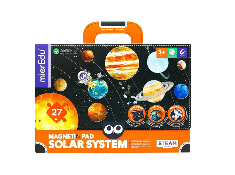 MierEdu Magnetic Pad Solar System Magnetic Play Set Early Science STEM Space Toys Gift Idea for 3yrs+