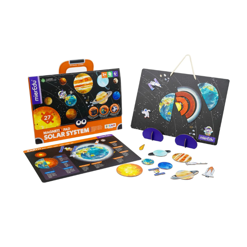 MierEdu Magnetic Pad Solar System Magnetic Play Set Early Science STEM ...