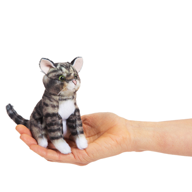 Tabby Cat Finger Puppet by Folkmanis Farm Animal Toys Best Seller 3yrs+