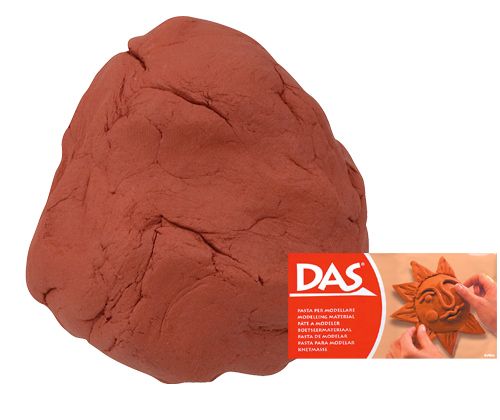 DAS Modelling Clay Terracotta 1kg Art and craft for kids 3yrs+