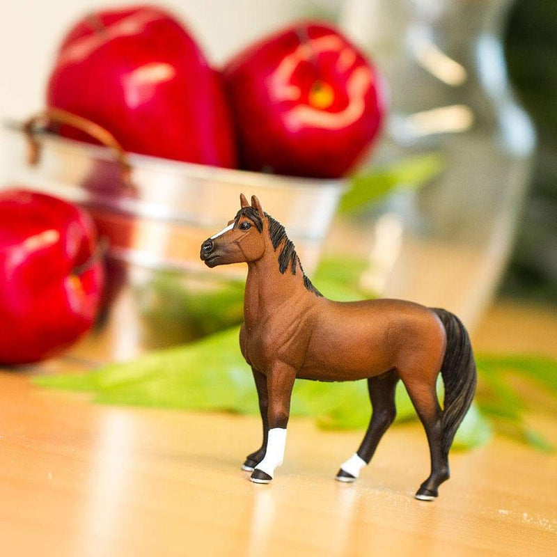 Morgan Stallion Horse Figurine by Safari Ltd Farm Collection Animal Figurines 3yrs+