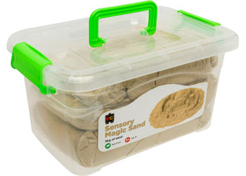 Sensory Magic Sand 5kg Natural Individual bag packed By Educational Colours Art and Craft Nature Sand Play Toys Sensory Toys Gifting Idea for 3yrs+ (Bulky Shipping)