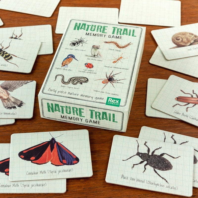 Rex London Nature Trail Memory Game Kids Educational Matching Game for Memory & Nature Learning