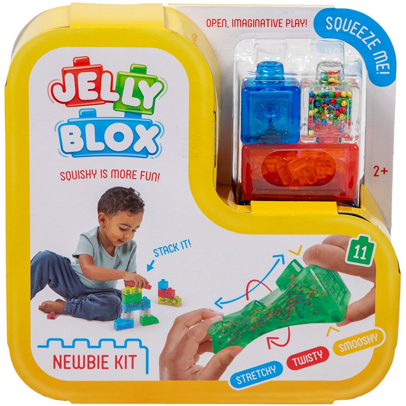 Jelly Blox Newbie Kit 11pcs Squishy Sensory Creative Play Gift Idea for Toddler 2yrs+