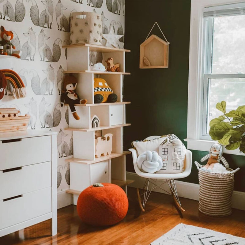 Oeuf Shelf Kid’s Book and Toy Storage Shelf 165cm H x 74.5cm W x 31cm D Kids Furniture