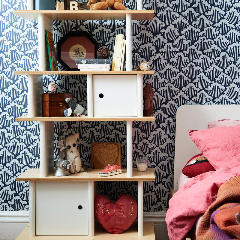 Oeuf Shelf Kid’s Book and Toy Storage Shelf 165cm H x 74.5cm W x 31cm D Kids Furniture