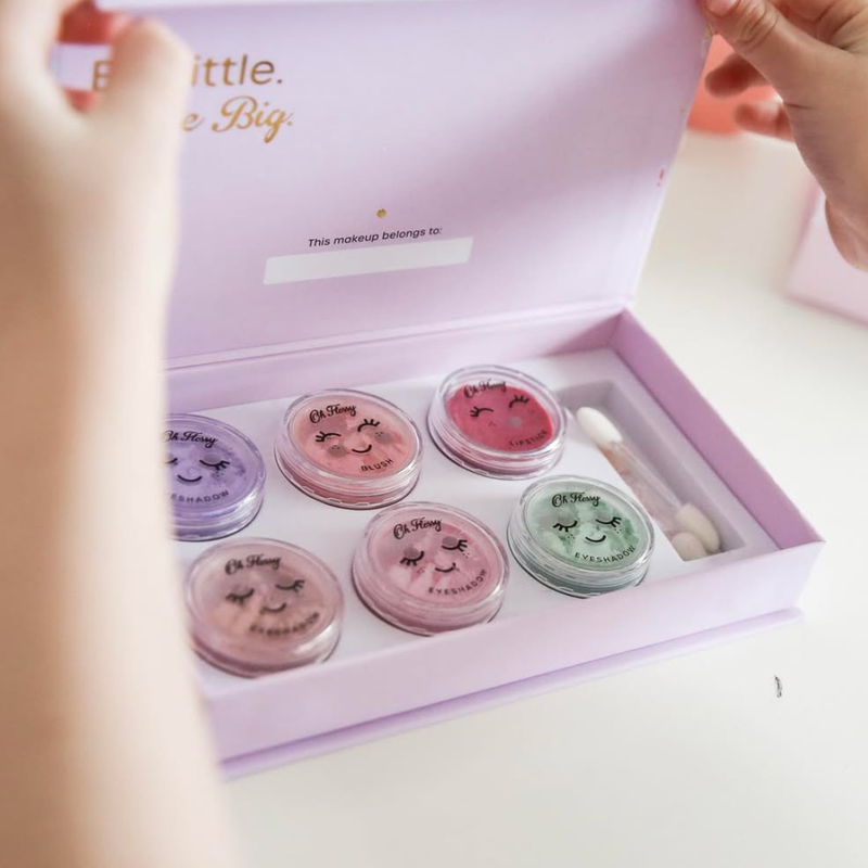 Oh Flossy Sweet Treat Kids Makeup Set Soft Shimmer Pastel Colours Gift Idea for 3yrs+