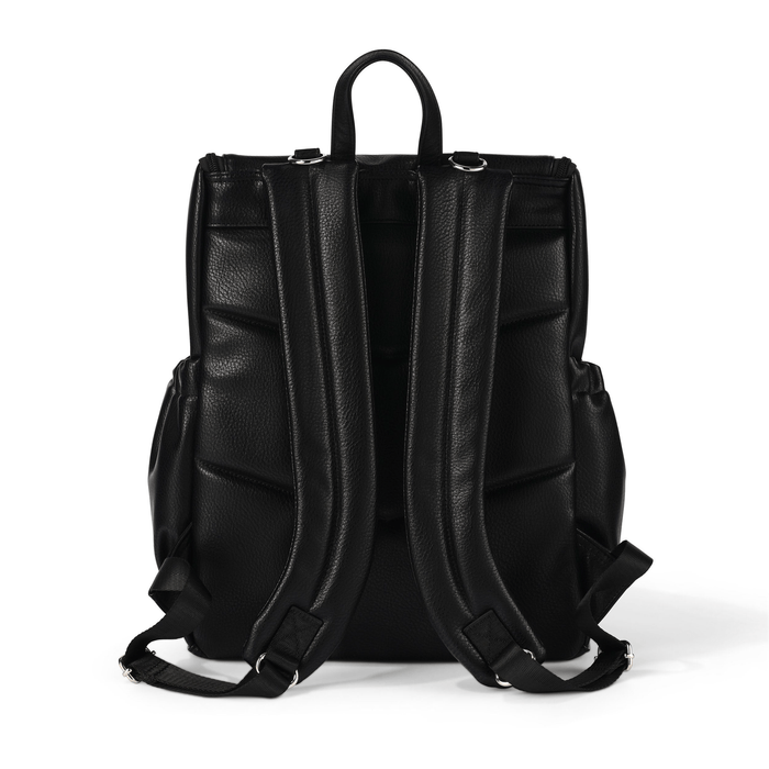 OiOi Signature Nappy Backpack Black Vegan Leather