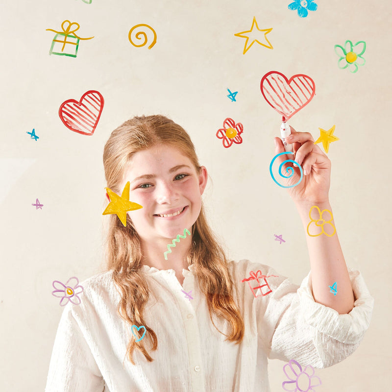 Ooly Vivid Pop 8 Opaque Water Based Acrylic Paint Markers Stationary Art and craft for kids 8yrs+