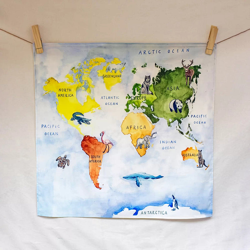 Wonderie Our World Cloth Open Ended Play Mat Earth Cape 3yrs+