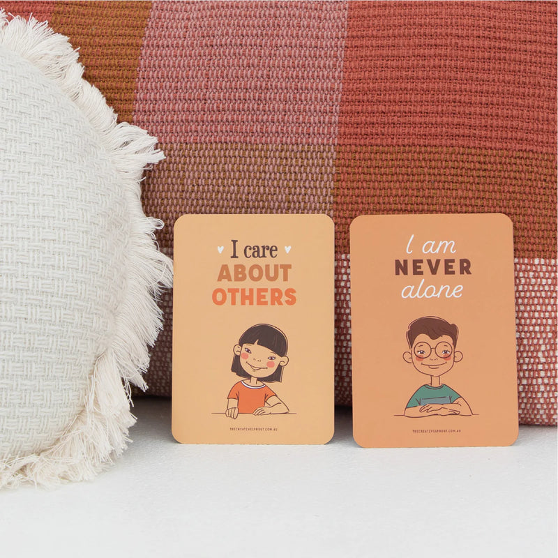 The Creative Sprout Affirmation Cards For Kids, Kindness, Mindfulness, Focused, Calm and Happiness 3yrs+