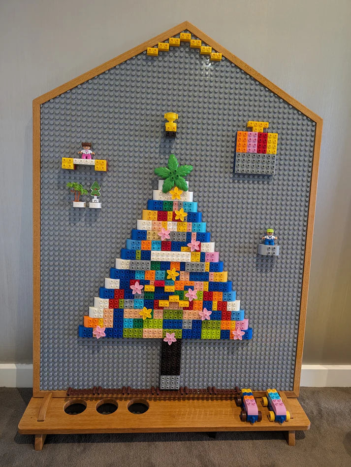 JoyKids Magnetic Whiteboard Double Sided with LEGO Baseplate with stand Kids Furniture 3yrs+ (Heavy Shipping)