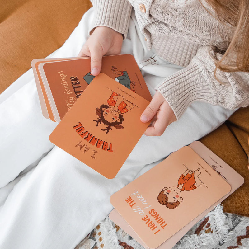 The Creative Sprout Affirmation Cards For Kids, Kindness, Mindfulness, Focused, Calm and Happiness 3yrs+