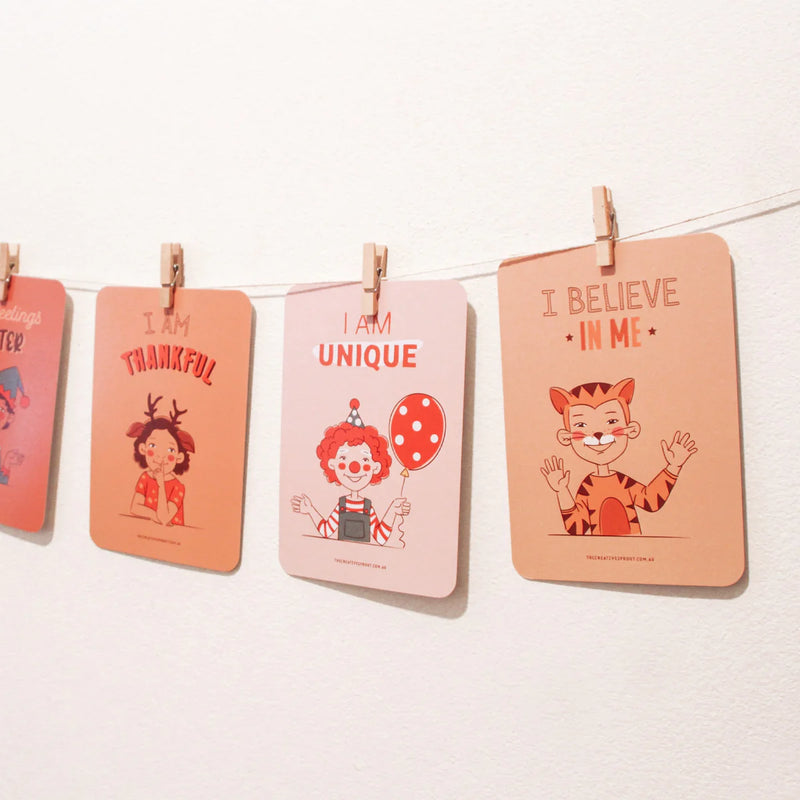 The Creative Sprout Affirmation Cards For Kids, Kindness, Mindfulness, Focused, Calm and Happiness 3yrs+