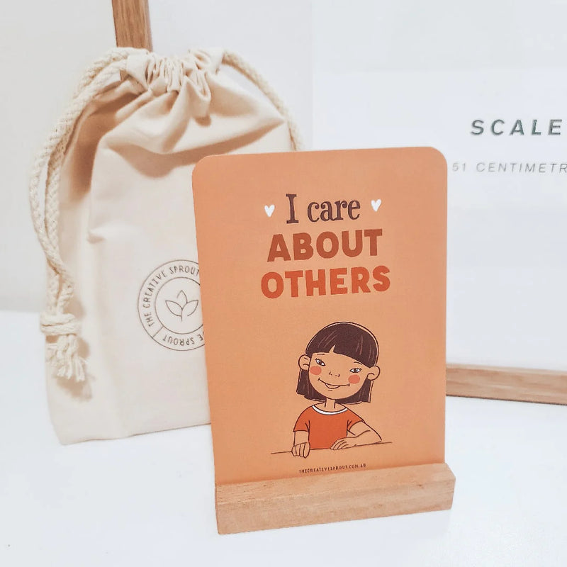 The Creative Sprout Affirmation Cards For Kids, Kindness, Mindfulness, Focused, Calm and Happiness 3yrs+