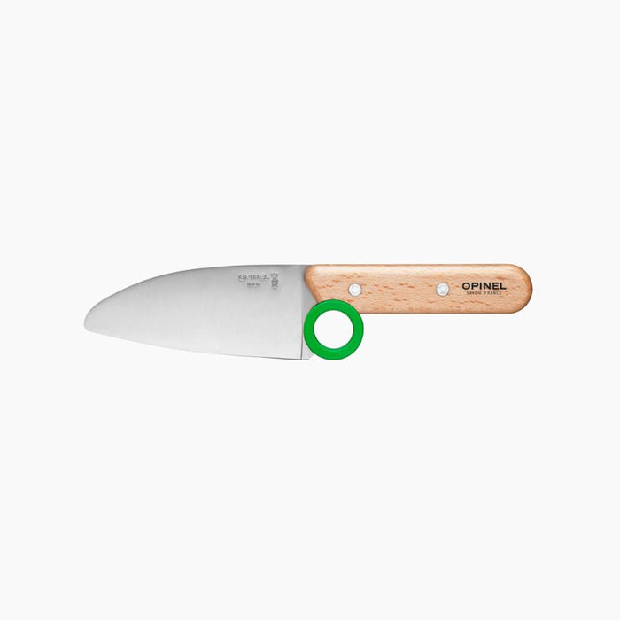 Opinel Le Petit Chef Knife and Peeler Complete Set Play Kitchen Green 7yrs+