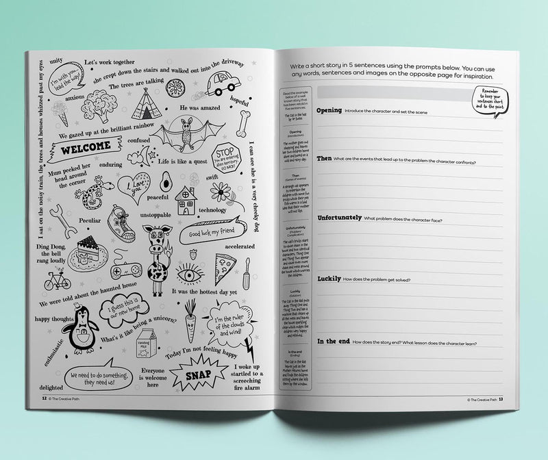 Plug into Your Imagination Activity Interactive Book Inspiring Young Creative Writers Reviewed by primary school teachers Australia 7yrs+