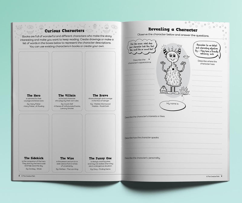 Plug into Your Imagination Activity Interactive Book Inspiring Young Creative Writers Reviewed by primary school teachers Australia 7yrs+