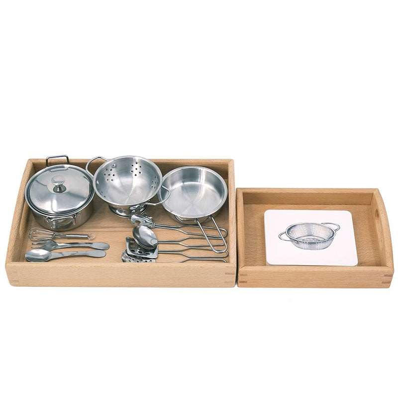 Montessori Mini Kitchen Replicas with Similar Cards 3yrs+