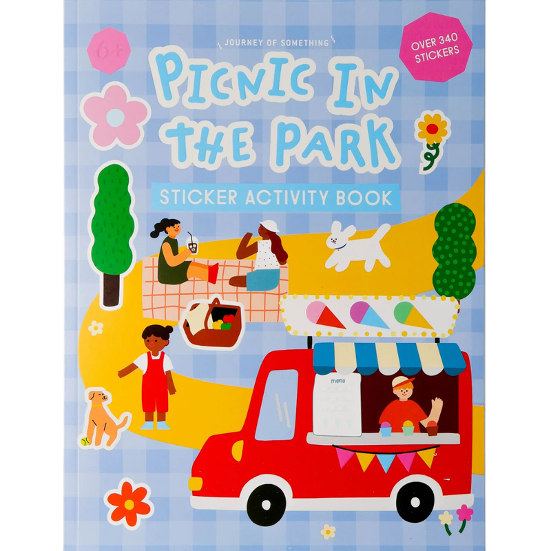 Picnic In The Park Sticker Activity Book with 340 Stickers (Paperback) by Journey Of Something Travel Toys