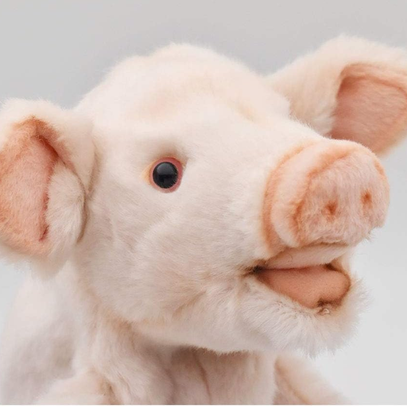 Pig Hand Puppet 25cm by Hansa Farm Animals Pretend and Imaginative Play Toy 3yrs+