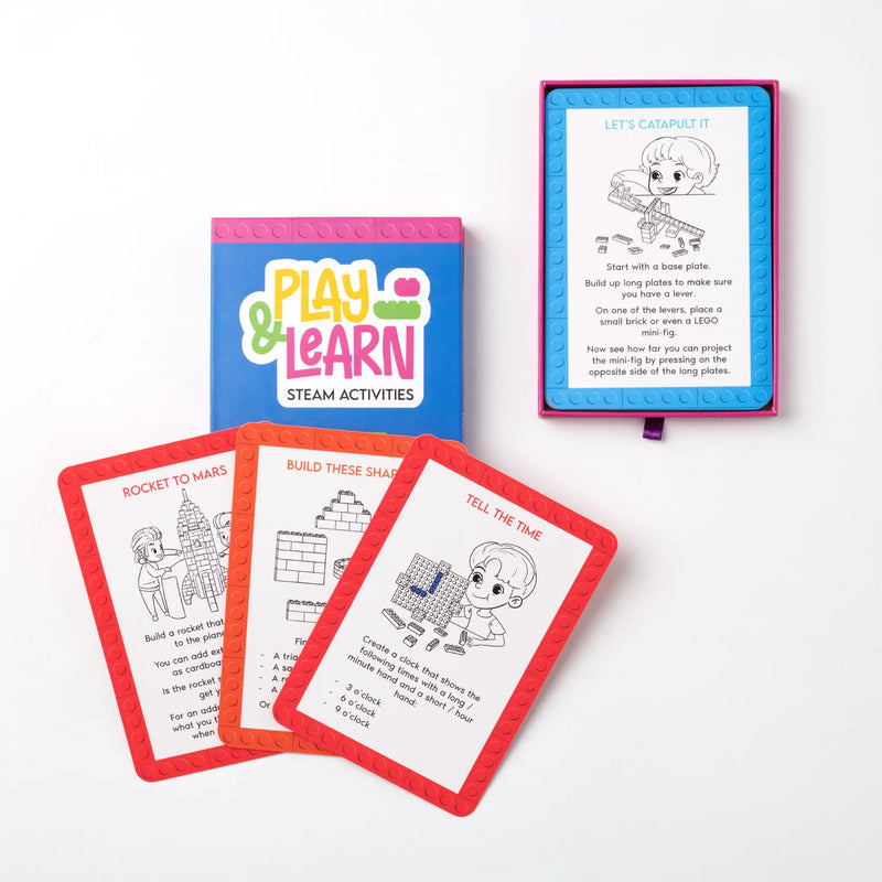 Play and Learn STEAM Activities 24 Activity Cards by Yay4Play 3yrs+