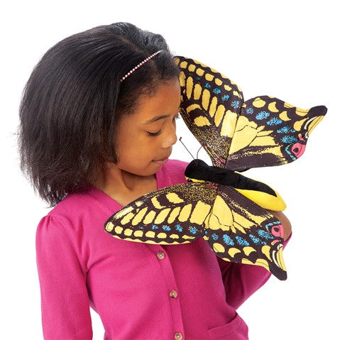 Swallowtail Butterfly Finger Puppet by Folkmanis 3yrs+