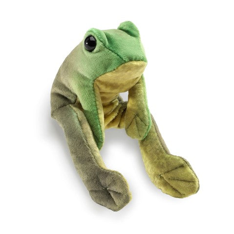 Mini Frog Finger Puppet Each by Folkmanis 3yrs+