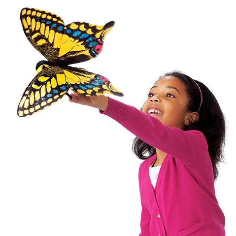 Swallowtail Butterfly Finger Puppet by Folkmanis 3yrs+