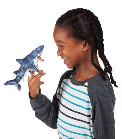 Baby Shark Finger Puppet by Folkmanis Ocean Toys Best Seller 3yrs+