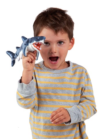 Baby Shark Finger Puppet by Folkmanis Ocean Toys Best Seller 3yrs+