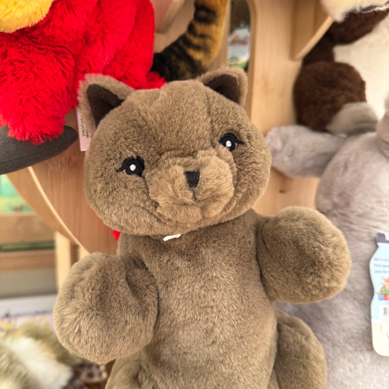Eco Quokka Hand Puppet 25cm by Eco Buddies Pretend and Imaginative Play Plush Toys 3yrs+