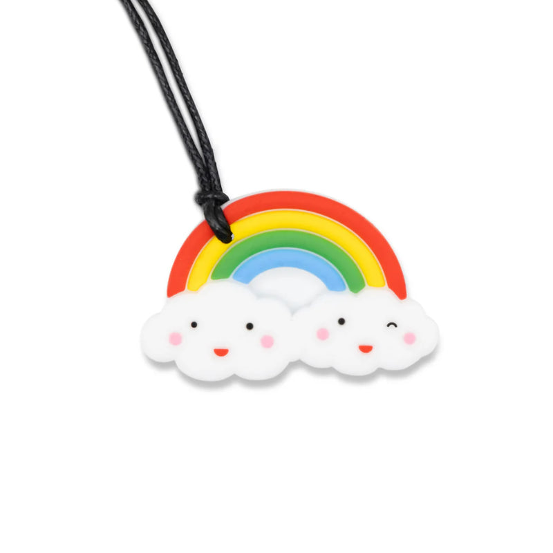 Jellystone Silicone Pendant Rainbow Soft Chew Necklace 3yrs+