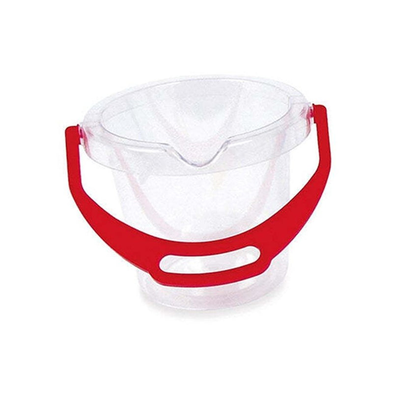 Classic Clear Kids Bucket with Lip for your next Science Sensory experiment 1.2L by Dantoy Sensory Outdoor Play Tools Developmental Toys for Toddlers 2yrs+