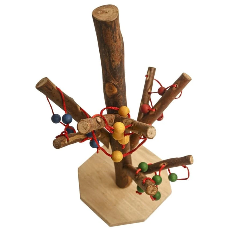 Qtoys Reggio Emilia Threading Tree Motor Skills Developmental Toys for Toddlers 2yrs+