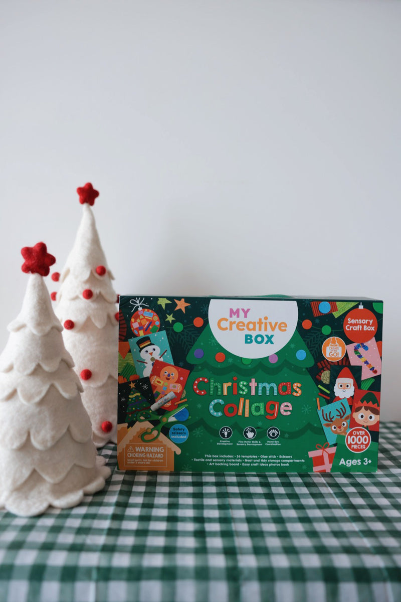 My Creative Box Christmas Collage Sensory Craft Box Art and craft for kids Best Seller Christmas Range 3yrs+