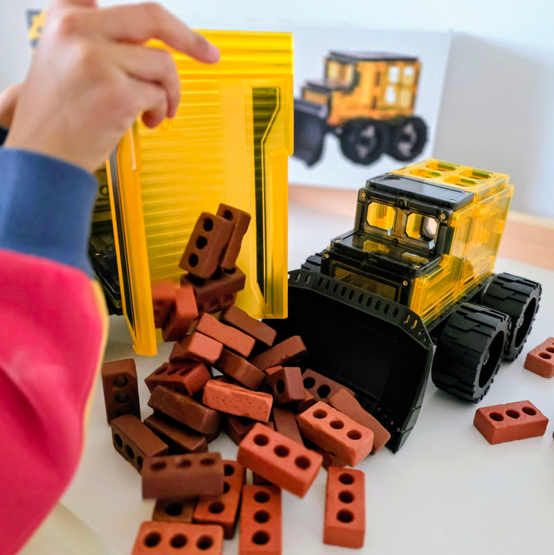 Learn and Grow Toys Magnetic Tiles Mega Mover Pack 23 Piece NEW 3yrs+