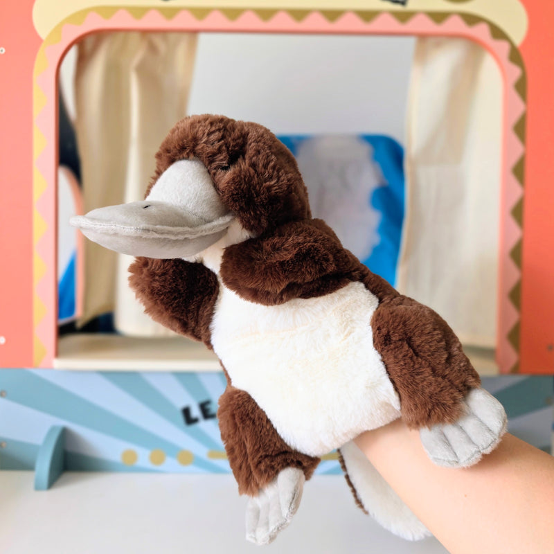 Eco Platypus Hand Puppet 25cm By Eco Buddies Pretend and Imaginative Play Toy 3yrs+