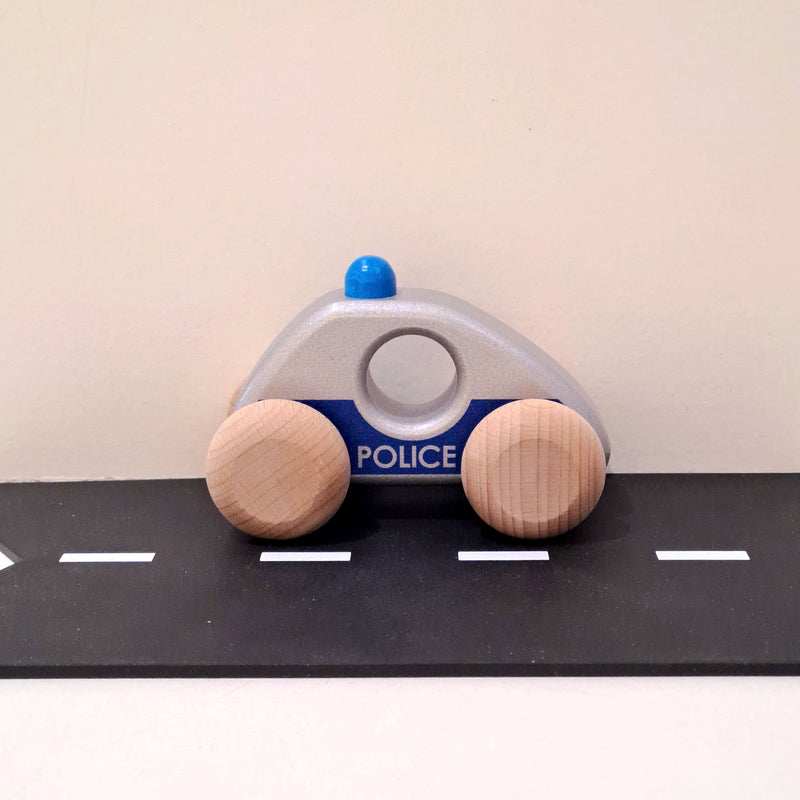 Bajo Emergency Vehicle Set of 5 Toddler Wooden Toy Car Developmental Toys for Toddlers 2yrs+