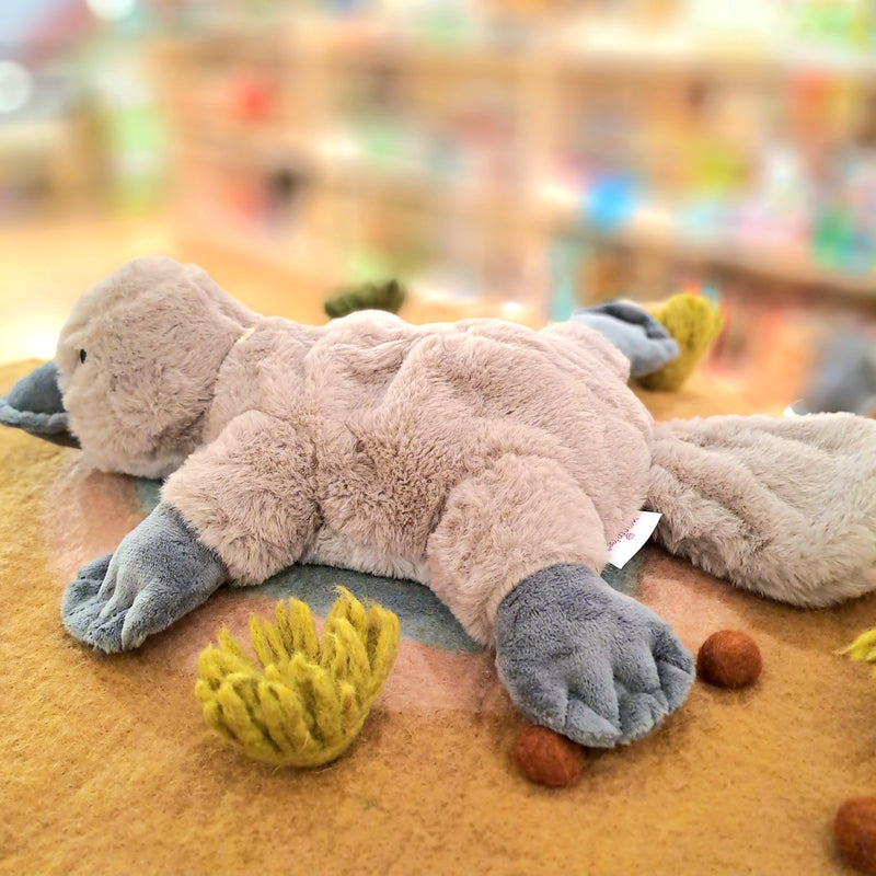 Warmies Large Platypus Weighted Plush Toys 30cm Wellbeing Gift Idea for 0m+