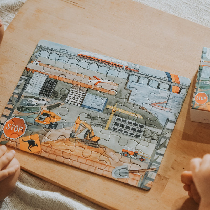 Adored Illustrations The Incredible Puzzle 31x23cm Cognitive Developmental Toys for Toddlers 3yrs+