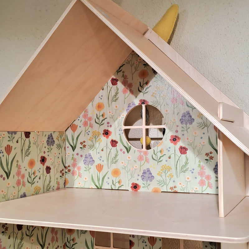 Wooden Doll House Meadow by Milin Toys Pretend & Imaginative Play 3yrs+ (Bulky Shipping)