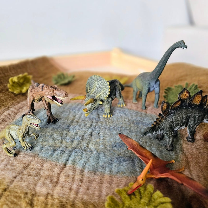 Dinosaurs Figurine Prehistoric Life Collection Gift Set 6pc by CollectA Animal Figurines Dinosaur and Dragon Theme 3yrs+